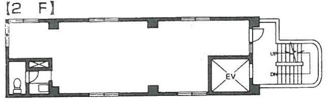 恵比寿1丁目ビル2F 間取り図