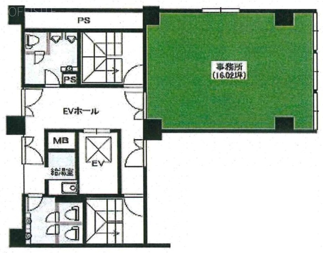 プラザF1ビル4F 間取り図