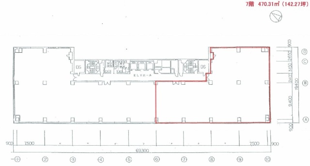 一番町FSビル7F 間取り図