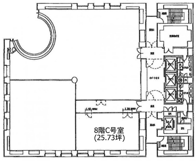 日比谷マリンビルC 間取り図