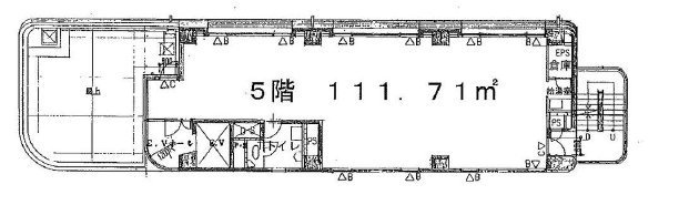 プラザ・タカシマビル5F 間取り図