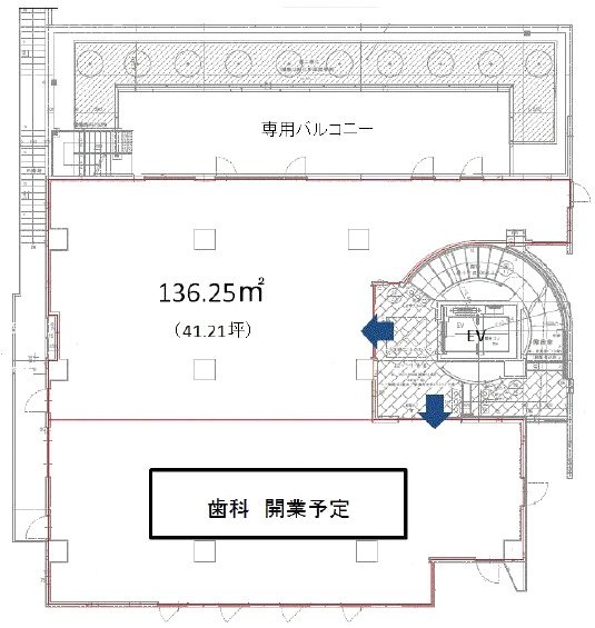 石神井台クリニックモールビルB 間取り図