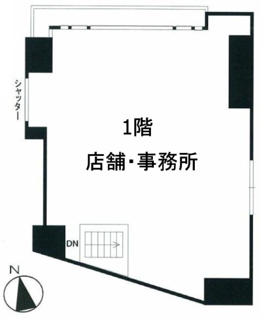 第二勇心ビル1F 間取り図