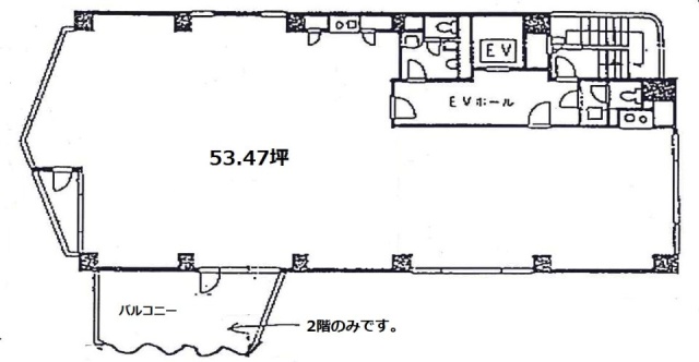 美鈴Nビル2F 間取り図