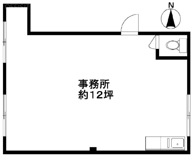 石井ビル2F 間取り図