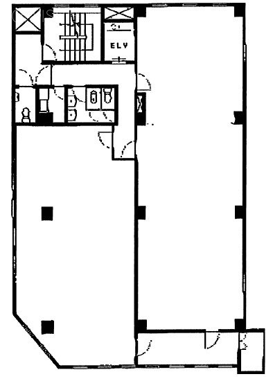 京浜建物第2ビル4F 間取り図