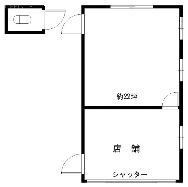 白山下ビル101 間取り図