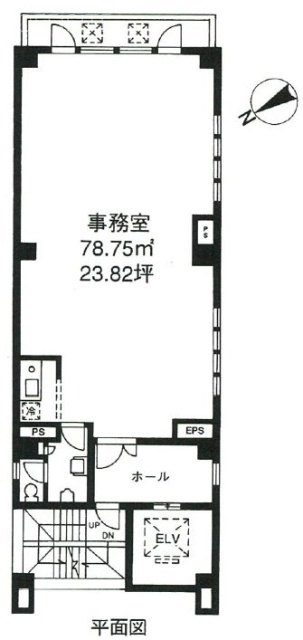 日通浅草ビル5F 間取り図