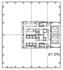 晴海プライムスクエアF 間取り図