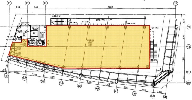 渋谷フラッグ9F 間取り図