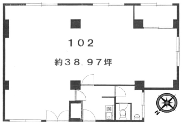 渋谷コープ102 間取り図