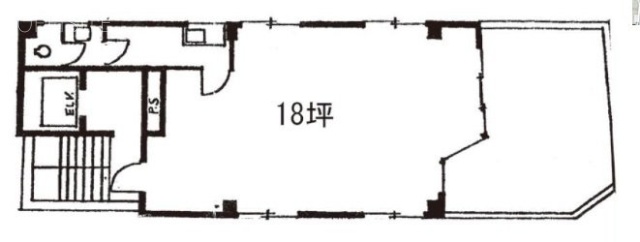 尾家(オカ)ビル5F 間取り図