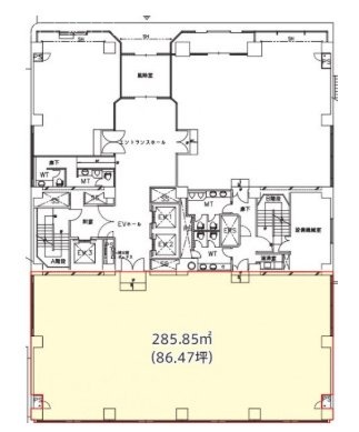 オーク赤坂ビル1F 間取り図