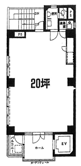 米山ビル4F 間取り図