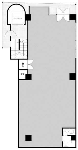 戸井田ビル1F 間取り図