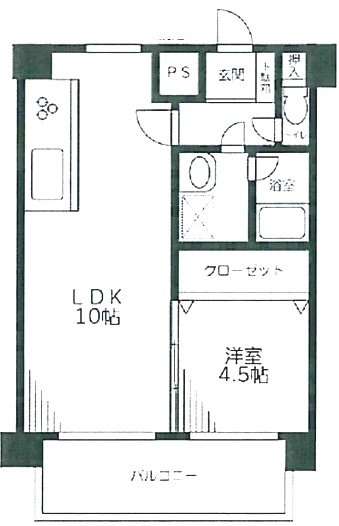 藤和ハイタウン新宿11F 間取り図