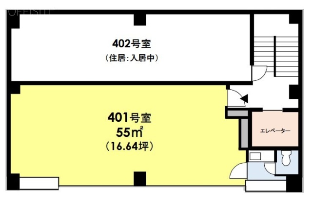 AS ONE 白金高輪ビル401 間取り図