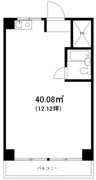 中銀京橋ビル802 間取り図