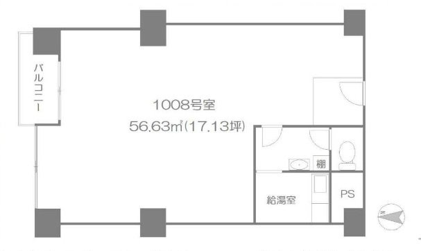 ローヤルマンション1008 間取り図