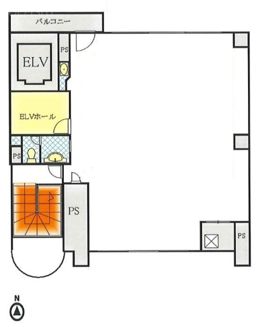 タカスビル6F 間取り図