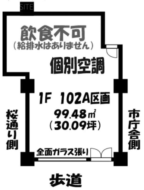 関内駅前第一ビル102A 間取り図