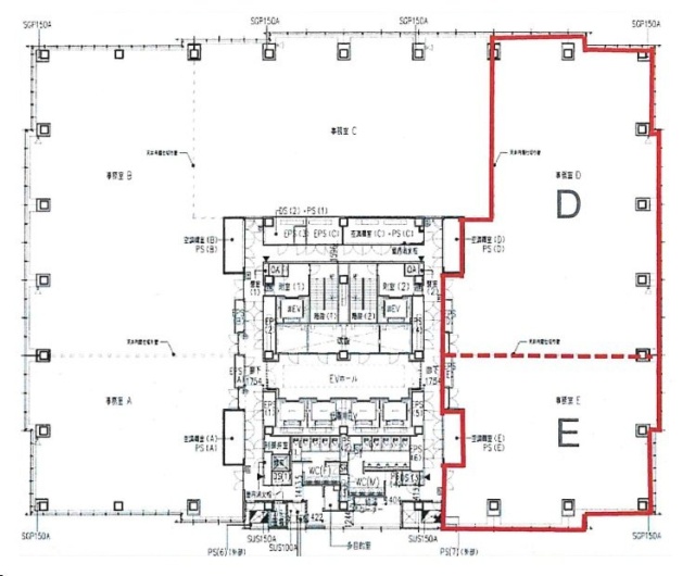 横浜ブルーアベニューD 間取り図