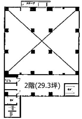 大東芝浦ビル2F 間取り図