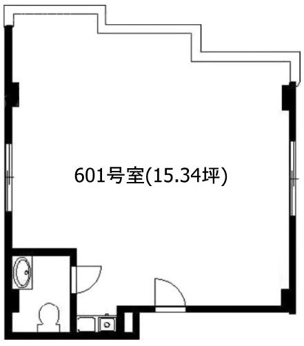 第12東都ビル601 間取り図