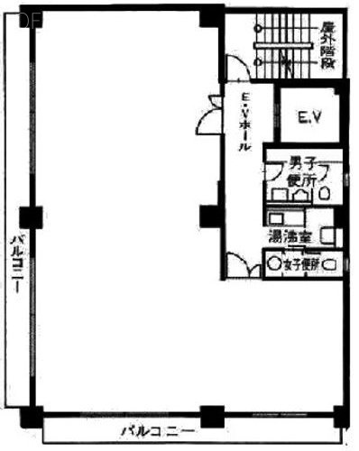 五島(ごとう)ビル5F 間取り図