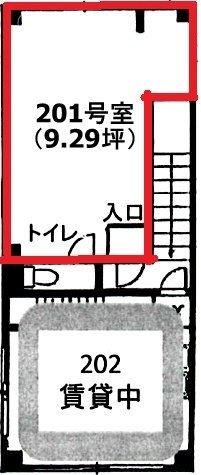 エルバビル201 間取り図