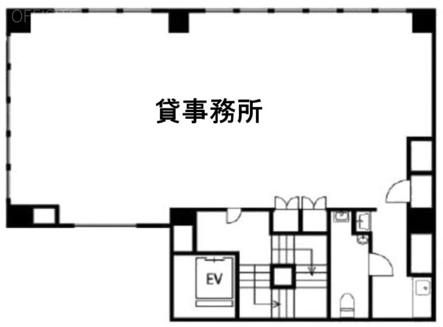 アシスト竹橋ビル2F 間取り図