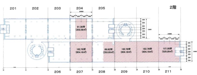 パレスサイドビル2F 間取り図