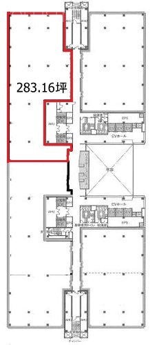 東京ファッションタウン(TFTビル西館)6F 間取り図