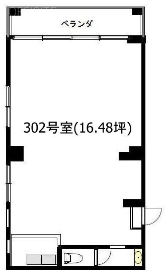 ニュー九段マンション302 間取り図