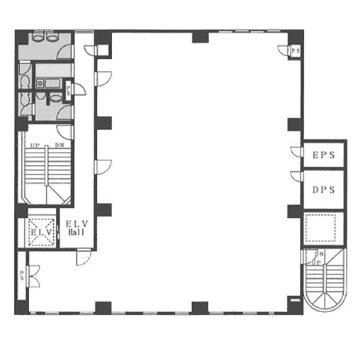 赤坂会館ビル4F 間取り図