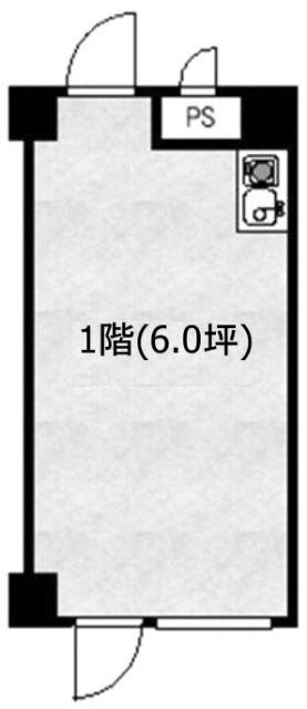 渋谷サニービル1F 間取り図