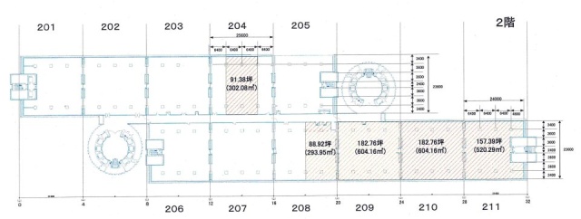 パレスサイドビル204 間取り図