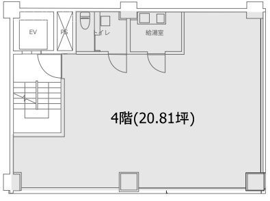 No.R日本橋人形町4F 間取り図