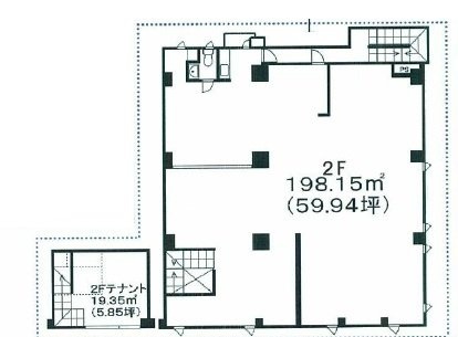 丸元ビル2F 間取り図