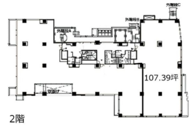 五番町KUビルc 間取り図