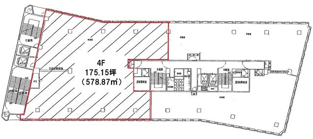 千代田会館ビル4F 間取り図