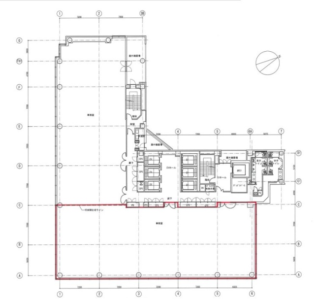 住友不動産西新宿ビル22F 間取り図