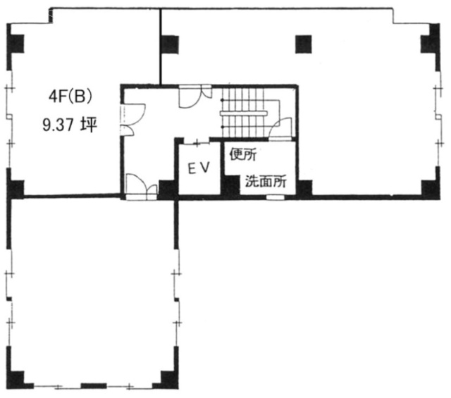 折田ビルB 間取り図