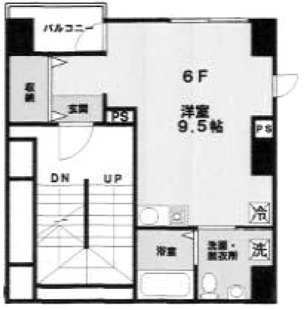 パインモートビル6F 間取り図