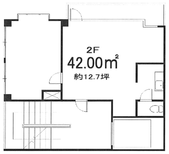 イーストコート代田ビル201 間取り図