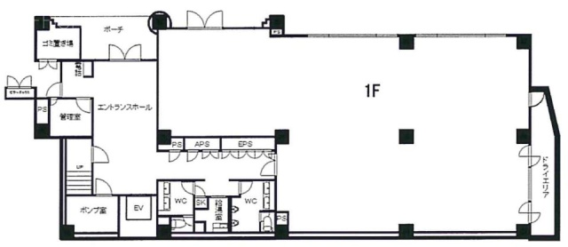 ヒューリック代官山ビル1F 間取り図