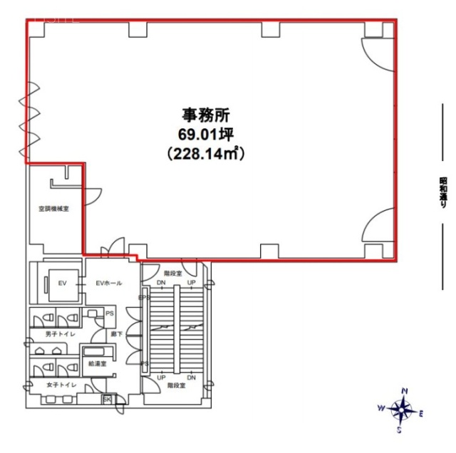 秋葉原村井ビル401 間取り図