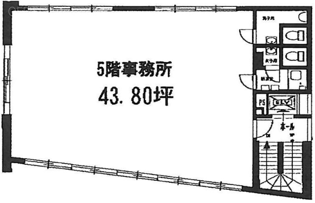 小林第2ビル5F 間取り図