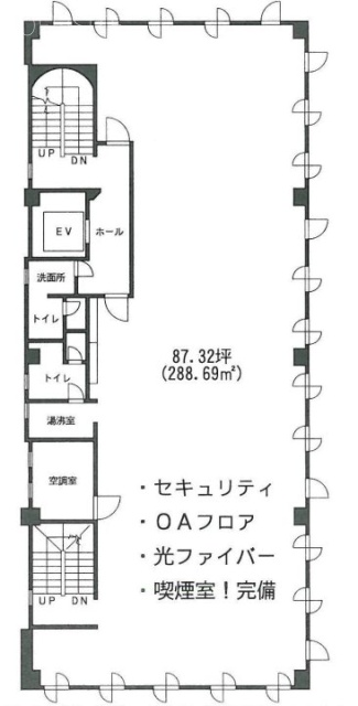 小原ビル7F 間取り図