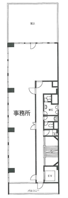 三恵日本橋ビル8F 間取り図